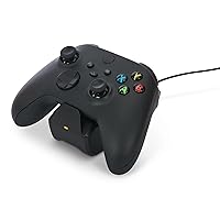 PowerA Solo Charging Stand for Xbox Series X|S - Black, Works with Xbox One, Charging Station for Xbox Wireless Controller, Officially Licensed