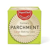 Natural Release Coated Parchment Baking Cups (60-Cups Large)
