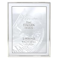 Lawrence Frames 650081 Silver Metal 8-1/2 x 11-Inch Picture Frame