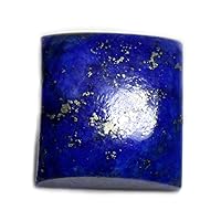 11X11 MM Real Lapis Lazuli Stone Square Shape Cabochon Loose Gemstone for Chakra Healing