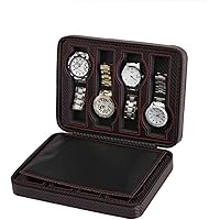 Watch Box Jewellery Display Watch Storage Box Leather Case Men Women Watch Organizer Collection