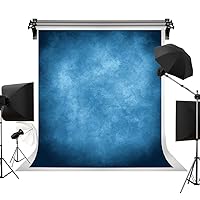 Kate 5x7ft Dark Blue Abstract Backdrops Blue Portrait Professional Backgrounds Retro Backdrop