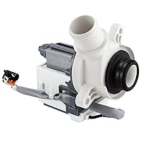 WH23X24178 WH23X28418 Washer Drain Pump by Techecook - Compatible for GE Washing Machine GTW, PTW, HTW Series Models - Replaces B40-3A01, WH23X27574, AP6889136, PS12723115, 290d1201g003