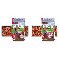 Lotus Foods Organic Red Rice, slightly nutty flavor, 15 Ounce (Pack of 2)