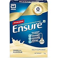 New Improved Ensure Complete Balanced Nutrition Drink for Adults 1kg, Vanilla Flavour