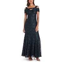 Womens Lace Gown Dress