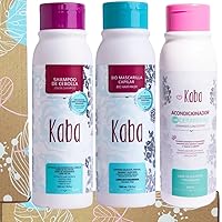 KABA Kit de Crecimiento y Acondicionador Intensivo: KABA Shampoo de Cebolla, KABA Bio Mascarilla Capilar y KABA Acondicionador de Ceramidas