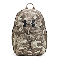 Under Armour Unisex-Adult Hustle Sport Backpack, (200) Taupe Dusk/Timberwolf Taupe/Metallic Gun Metal, One Size Fits All
