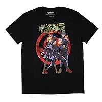 Jujutsu Kaisen Men's Sorcerers High School Symbol Anime Graphic Print T-Shirt