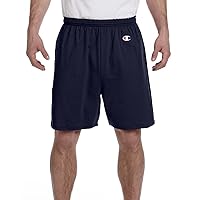 Champion Mens Cotton 6 Gym Shorts -Navy-Medium-1PK