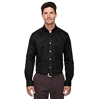 Core 365 Men's Long Sleeve Button Down Collar Left Chest Pocket Shirt