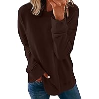 Halloween Pumpkin Shirts For Women Trendy Crewneck Pullover Casual Long Sleeve Sweatshirts Fall Loose Fit Outfits