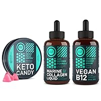 WILD FUEL Keto Gummies, Marine Collagen and Vegan B12 Wellness Bundle
