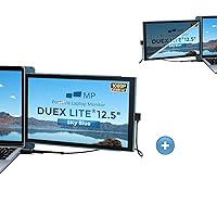 Duex Lite Portable Monitor with Laptop Privacy Screen, New Mobile Pixels 12.5