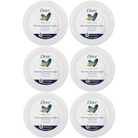 Dove Body Love Rich Nourishment Cream, Face, Hand & Body Lotion for Extremely Dry Skin, Fast-Absorbing 72-Hour Moisturizing Cream with Ceramide Serum, 5.07 Fl Oz (Pack of 6)