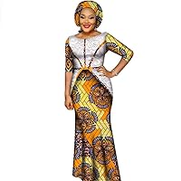 Party Dresses Women African Half Sleeves Wedding Dresses African Clothing