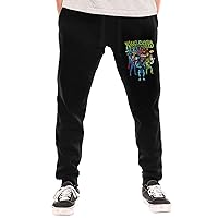 King Gizzard and Lizard Wizard Men's Black Sport Pants Sweatpants Leisure Jogger Pants Fashion Long Pants