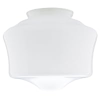 Westinghouse Lighting 85578 Corp 7-1/2-Inch Schoolhouse Replacement Globe, White