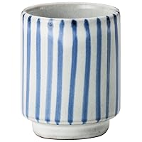 Yamashita Craft 15024080 Teacup, White, φ2.4 x 3.1 inches (6 x 8 cm), 5.1 fl oz (150 cc), Milk White Tususa Cob Tea Cup