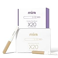 Mira Max Wands and Ovum Wands, Track Fertility and Ovulation Hormones to Predict & Confirm Ovulation and Fertility Window, 20 Max Wands and 20 Ovum Wands