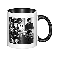 Shah Rukh Khan Collage Coffee Mug 11 Oz Ceramic Tea Cup With Handle For Office Home Gift Men Women Black