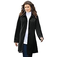 Roaman's Women's Plus Size Plush Fleece Jacket