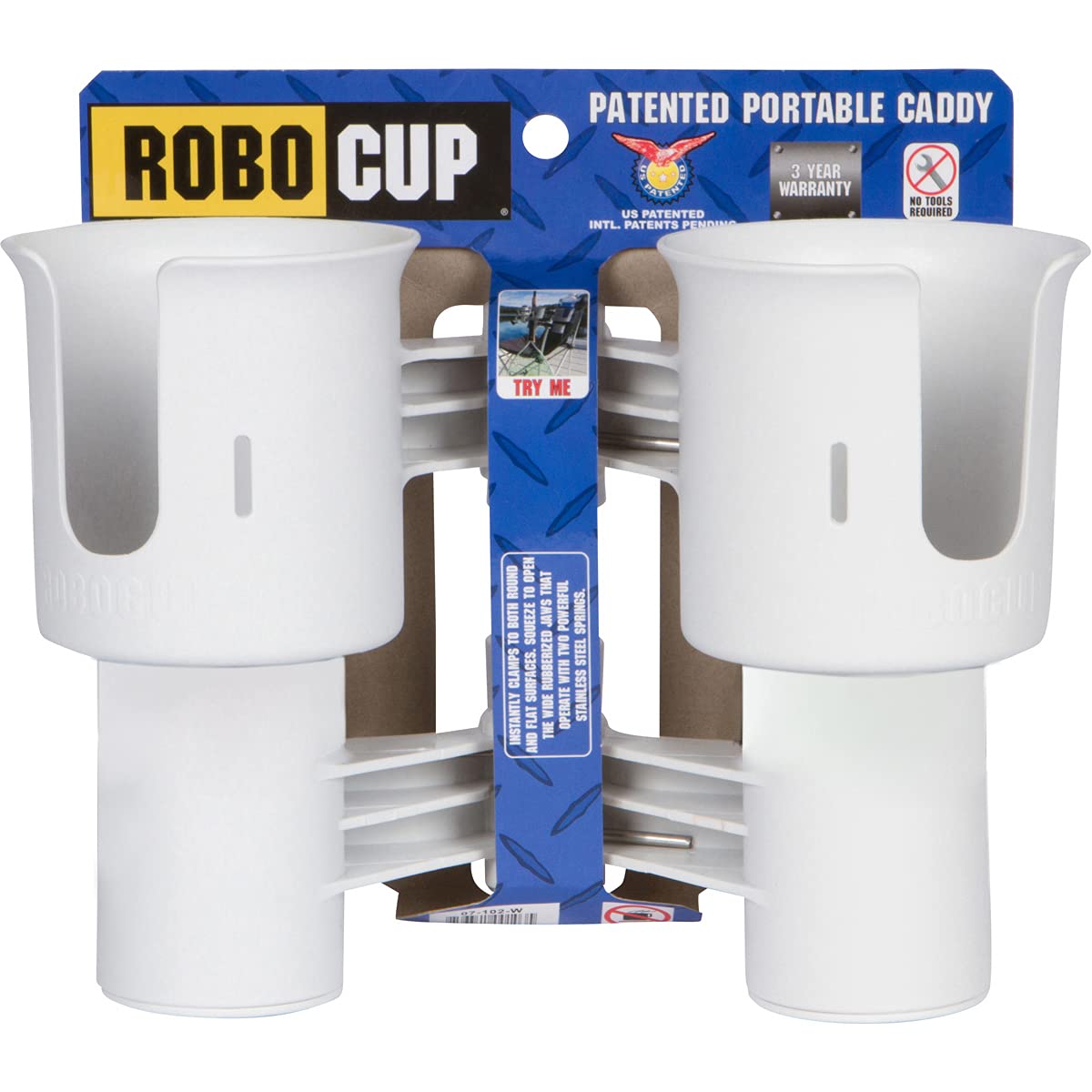 ROBOCUP 12 Colors, Best Cup Holder for Drinks, Fishing Rod/Pole, Boat, Beach Chair, Golf Cart, Wheelchair, Walker, Drum Sticks, Microphone Stand