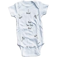Baby Tee Time Girls' Dad You Got This One Piece