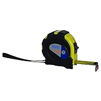 Vogel Germany 141005 Pocket Tape Measure (Measuring Length 5 m, 19 mm Cross-Section, Increments mm with Magnetic Points, Rubberised Casing, Tape Kink Resistant)