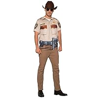 Men 3d Sheriff Man Photo-real Printed Costume TopCostume