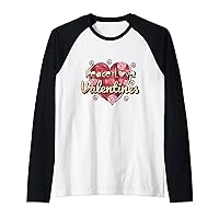 Peace Love Valentines Day Graphic Shirt Hippie 60s 70s 80s Raglan Baseball Tee