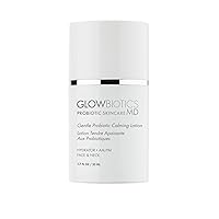 Glowbiotics Gentle Probiotic Calming Lotion: Lightweight Face Moisturizer, Non-Greasy Daily Hydration with Hyaluronic Acid, Vitamin E, and Shea Butter, for Women and Men