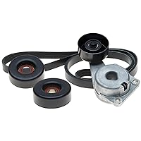 ACDelco Gold ACK061025 Automatic Belt Tensioner and Pulley Kit with Tensioner, Pulleys, and Belt