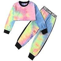 Girls 2 Piece Outfits Cute Fall Winter Clothing Sets, 4T-14 Years