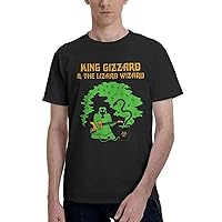 King Gizzard and Lizard Wizard Band T Shirt Mens Fashion Short Sleeve T-Shirts Summer Casual Tee