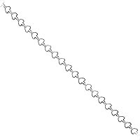 Silver Overlay Beading and Extender Chain-CHSF-309