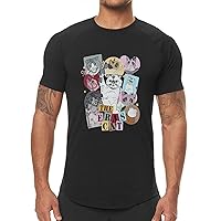 Anime T Shirt for Mens Black T-Shirt Unisex