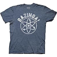 Ripple Junction Big Bang Theory Bazinga Collegiate with Linear Atom Adult T-Shirt