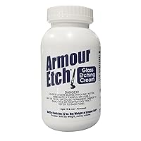Armour Etch Glass Etching Cream - Create Stunning Designs on Glass Surfaces - Etching Cream for Glass by Armour Products - 22 oz Net Weight