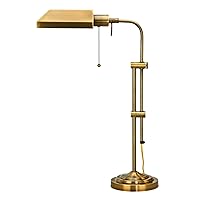 Cal Lighting BO-117TB-AB Traditional One Table Lamp Lighting Accessories, Copper, 4.3x22.5x17.3