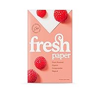 FRESHPAPER Keeps Fruits & Vegetables Fresh for 2-4x Longer, 8 Reusable Food Saver Sheets for Produce (1 Pack), Made in the USA by The FRESHGLOW Co