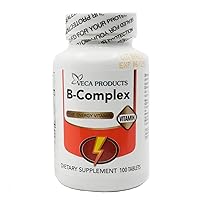 B Complex – Vitamin Supplement, Immune and Energy Support (100 Tablets)