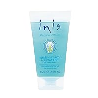 Inis the Energy of the Sea Refreshing Bath and Shower Gel, Travel Size, 2.9 Fluid Ounce