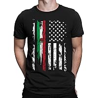 American Flag Shirts for Men Big and Tall Stars and Stripes Patriotic Golf Baseball Casual Shirt Short Sleeve Muscle T-Shirt