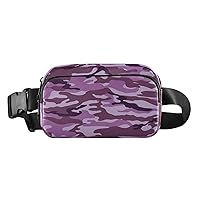 Military Camouflage Army Belt Bag for Women Men Water Proof Small Fanny Pack with Adjustable Shoulder Tear Resistant Fashion Waist Packs for Hiking