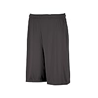 Russell Athletics Men's Dri Power Essential Performance Shorts with Pocket - Workout and Gym Active Wear