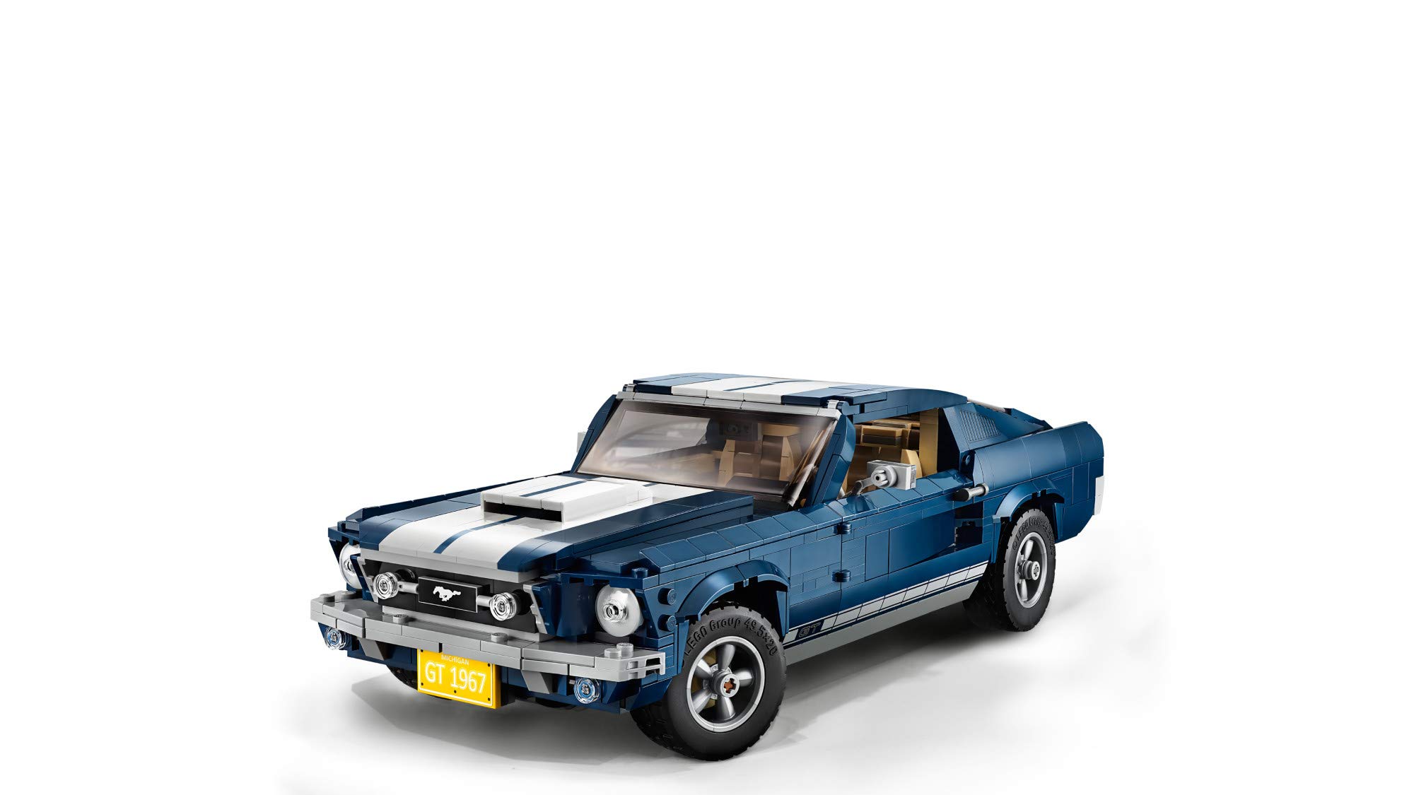 LEGO Creator Expert Ford Mustang 10265 Building Set - Exclusive Advanced Collector's Car Model, Featuring Detailed Interior, V8 Engine, Home and Office Display, Collectible for Adults and Teens