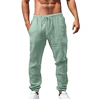 Men's Spring and All Season Hip Hop Breathable Loose Casual Sports Pants