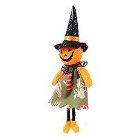 BESTOYARD Halloween Pendant Halloween Dolls Witch Wizard Figurine Ornaments Halloween Witch Doll Soft Witch Figure Pumpkins Decor Halloween Decor Bedroom Decorations Cloth Lighting Household