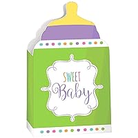 Amscan 'Sweet Baby' Neutral Paper Bottle Containers
